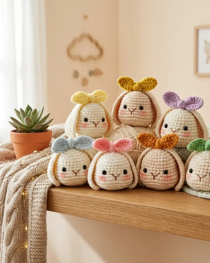 Tiny Little Bunny Amigurumi crochet pattern, photo 1