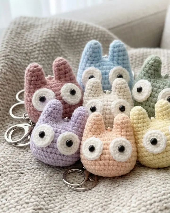 Amigurumi Creature Keychain