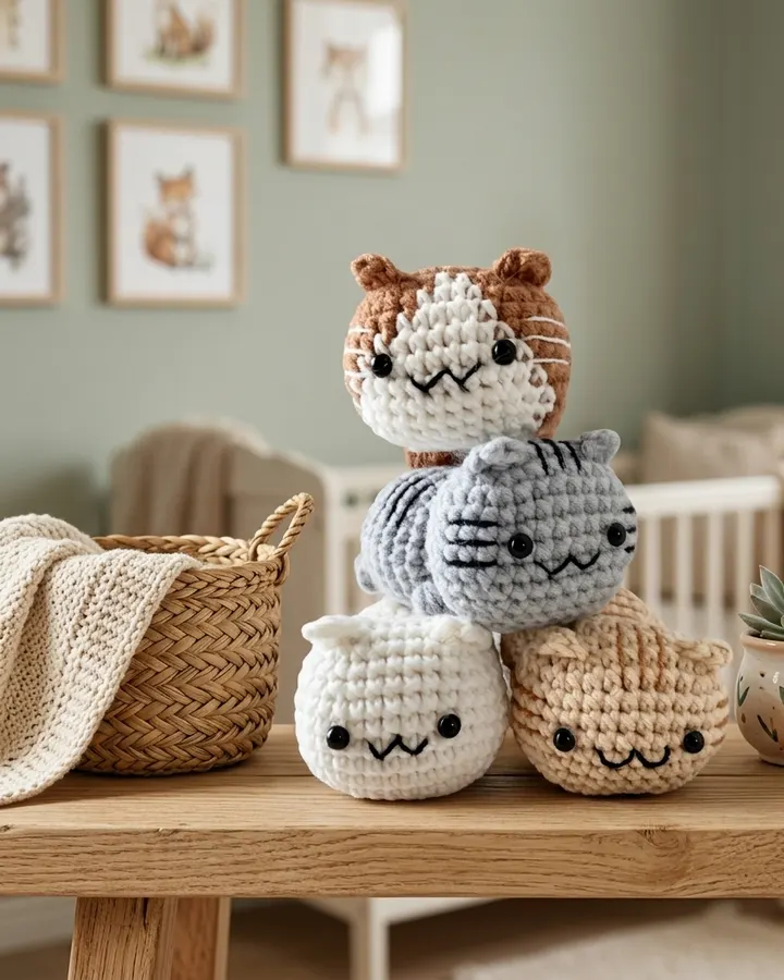 Stacky Kitty Amigurumi crochet pattern, photo 1