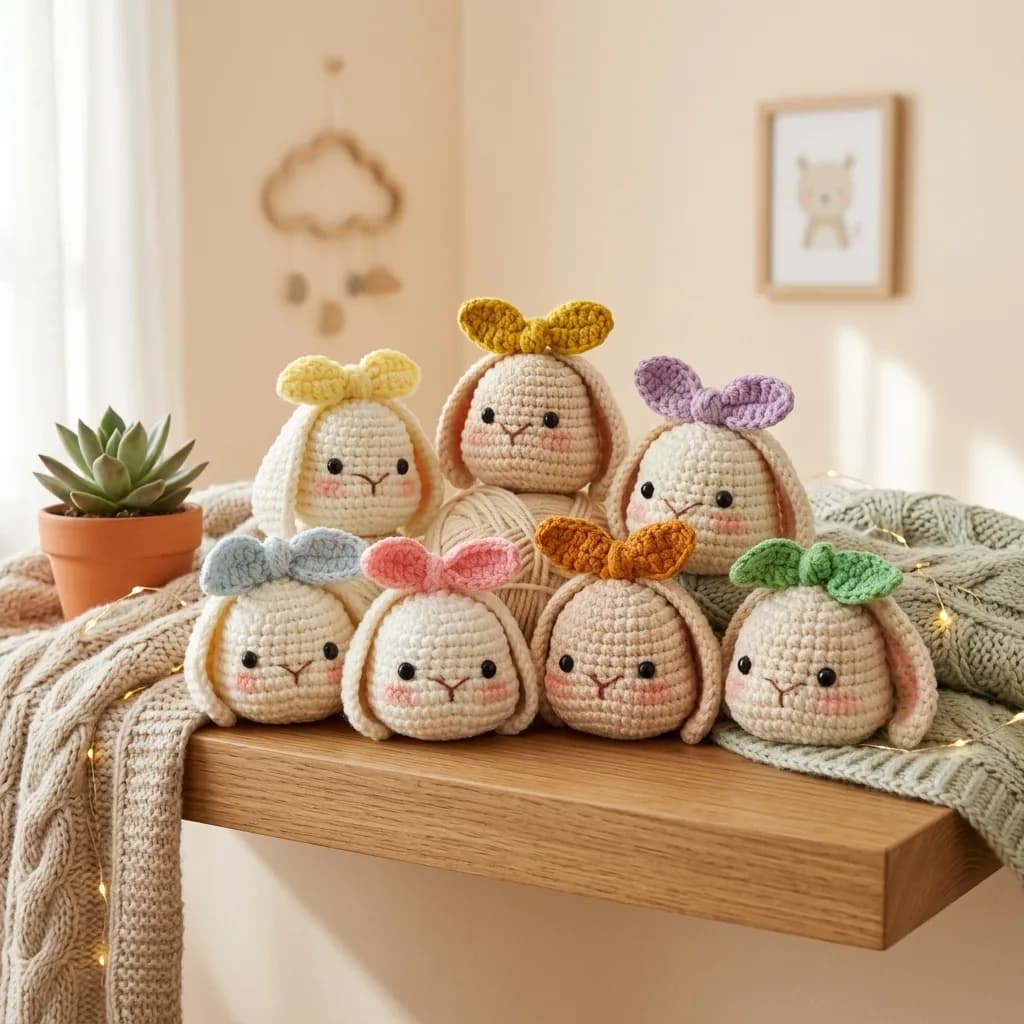 Tiny Little Bunny Amigurumi crochet pattern, photo 1