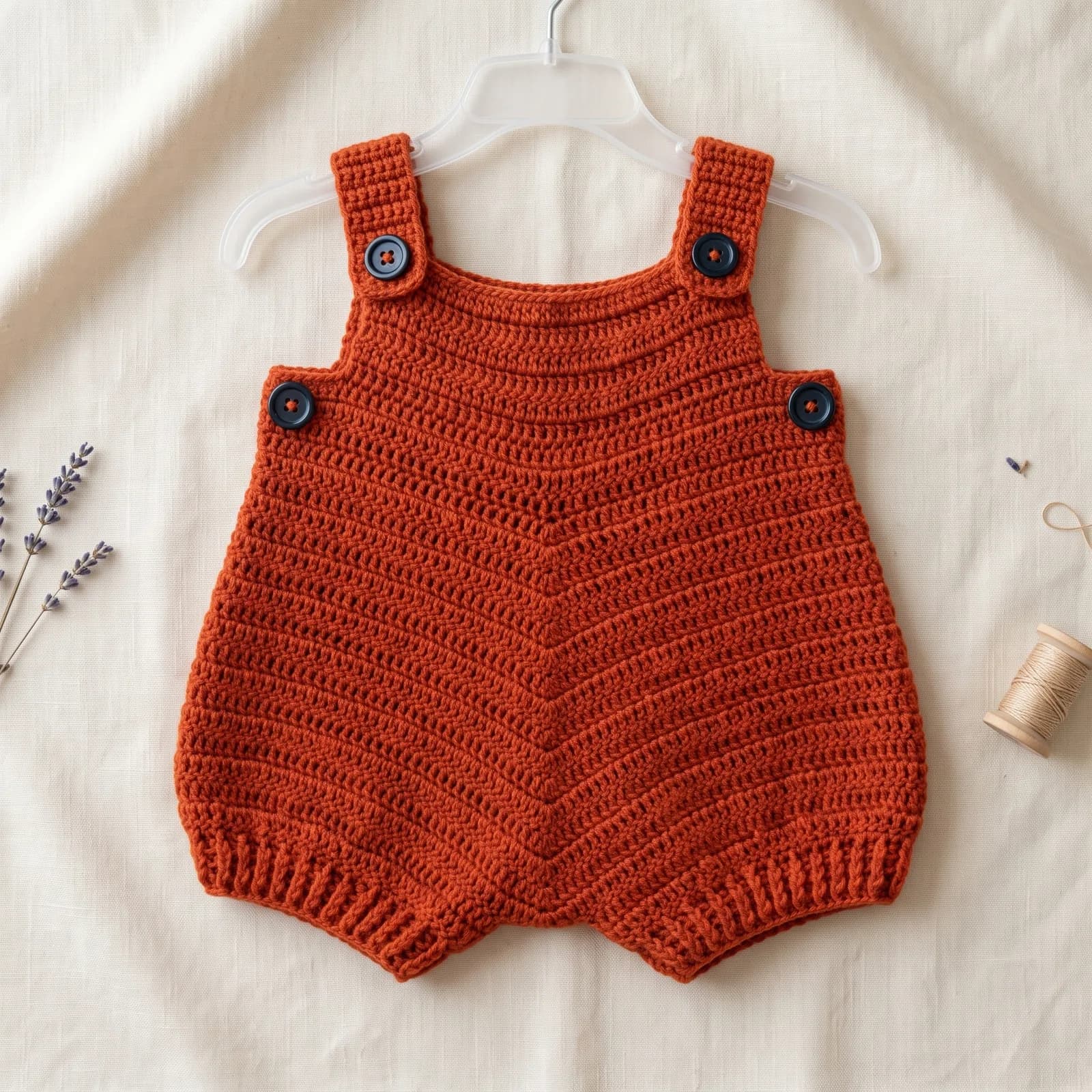 Easy Everyday Baby Romper crochet pattern, photo 1